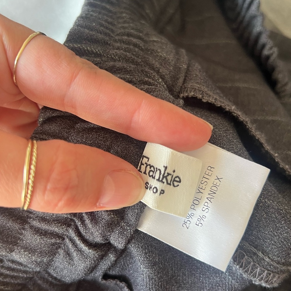 Frankie Shop Charcoal Trousers - Picture 3 of 5